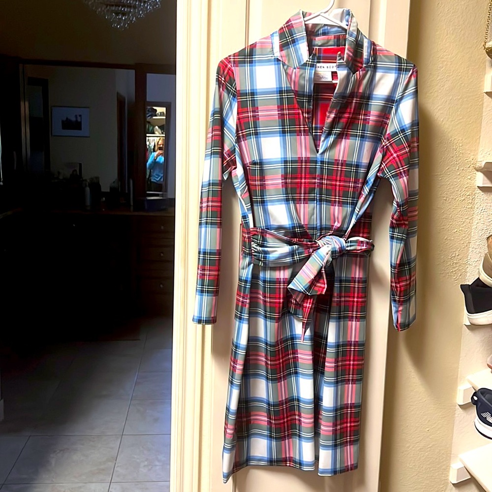 Gretchen Scott Designs Plaid Dress size M